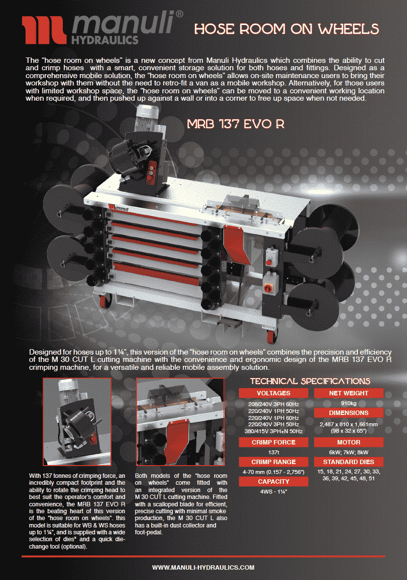 Hose Room on Wheels Flyer cover