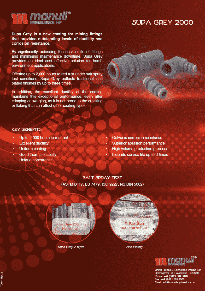 Supa Grey 2000 Datasheet cover